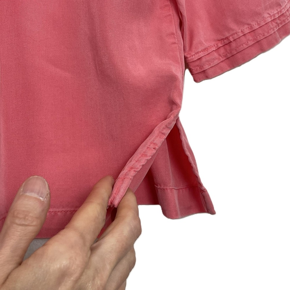 JM Collection Size 18 Rose Peony Pink Embroidered Tunic Blouse‎ Lyocell - Picture 10 of 13